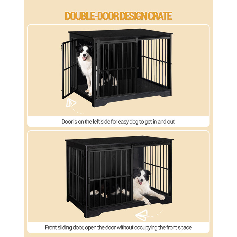 Tucker Murphy Pet™ XL Large Dog Crate Furniture, Indoor Dog Kennel